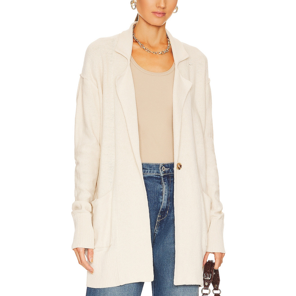 Free People 'Desert' White Blazer Size XS